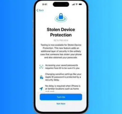 通州苹果授权维修店分享被盗设备保护功能开启方法 